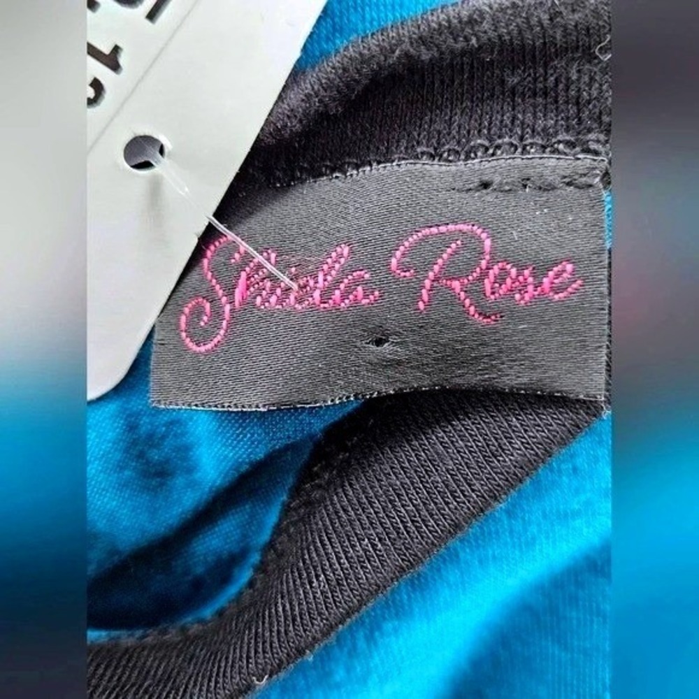 Shiela Rose Teal Black Colorblock Long Sleeve Tunic Top Womens Size L NWT - Picture 4 of 4